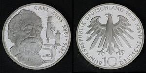 10 Mark Geschichte der Bundesrepublik Deutschland (1949-1990) Silber 