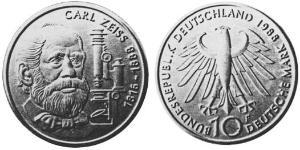 10 Mark Geschichte der Bundesrepublik Deutschland (1949-1990) Silber 