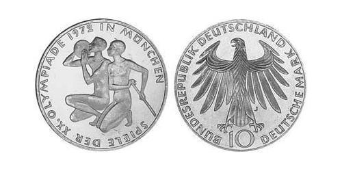 10 Mark Geschichte der Bundesrepublik Deutschland (1949-1990) Silber 