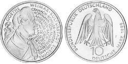 10 Mark Federal Republic of Germany (1990 - ) Silver 