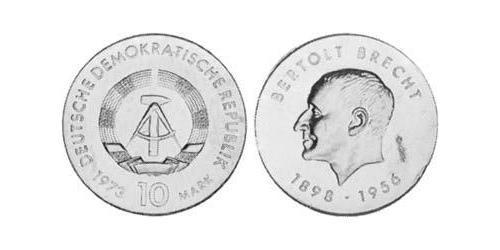 10 Mark German Democratic Republic (1949-1990) Silver 