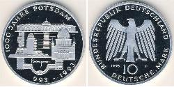 10 Mark Germany Silver 