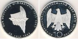 10 Mark Germany Silver 