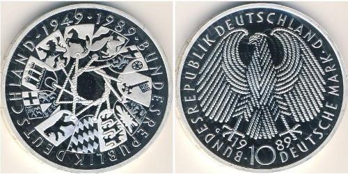 10 Mark Germany Silver 