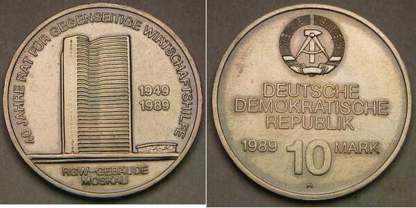 10 Mark Repubblica Democratica Tedesca (1949-1990)  