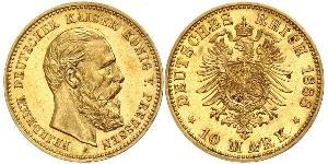 10 Mark 普魯士王國 (1701 - 1918) 金 腓特烈·威廉三世 (1770 -1840)