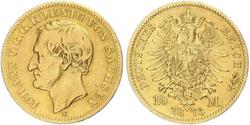10 Mark 萨克森王国 (1806 - 1918) 金 
