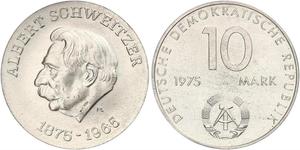 10 Mark 東德 (1949 - 1990) 銀 