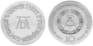 10 Mark 東德 (1949 - 1990) 銀 