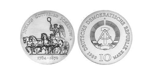 10 Mark 東德 (1949 - 1990) 銀 