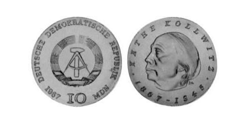 10 Mark 東德 (1949 - 1990) 銀 