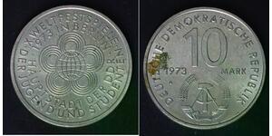 10 Mark 東德 (1949 - 1990) 銅/镍 
