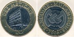 10 Metical Mozambico (1975 - ) Bimetal 