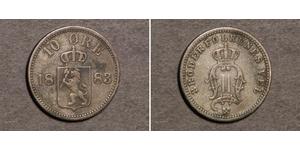 10 Ore Norvège Argent 