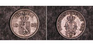 10 Ore Norvegia Argento 