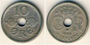 10 Ore Denmark Copper/Nickel 