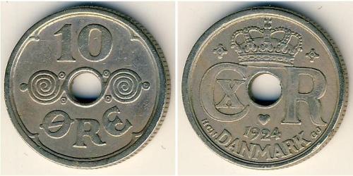 10 Ore Denmark Copper/Nickel 