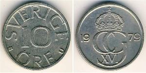 10 Ore Sweden Copper/Nickel 