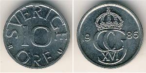 10 Ore Suède Cuivre/Nickel 