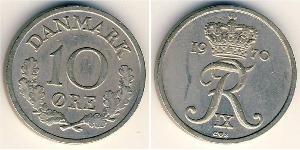 10 Ore Dänemark Kupfer/Nickel 
