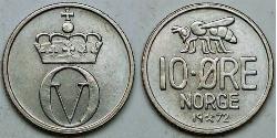 10 Ore Norwegen Kupfer/Nickel 
