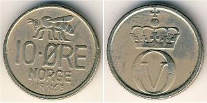 10 Ore Noruega Níquel/Cobre 
