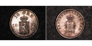 10 Ore Noruega Plata 