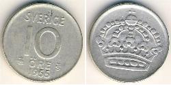 10 Ore Sweden Silver 