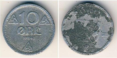 10 Ore Norvège Zinc 