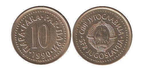10 Para République fédérative socialiste de Yougoslavie (1943 -1992) Cuivre/Zinc 