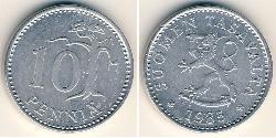 10 Penny Finlandia (1917 - ) Alluminio 