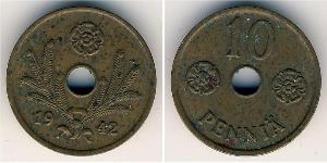 10 Penny Finnland (1917 - ) Bronze 