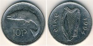 10 Penny Irlande (1922 - ) Cuivre/Nickel 