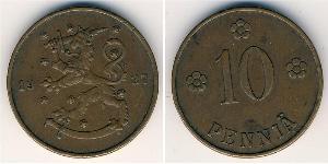 10 Penny Finnland (1917 - ) Kupfer 