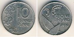 10 Penny Finnland (1917 - ) Kupfer/Nickel 