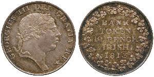 10 Penny United Kingdom of Great Britain and Ireland (1801-1922) Silver George III (1738-1820)