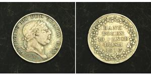 10 Penny United Kingdom of Great Britain and Ireland (1801-1922) Silver George III (1738-1820)