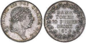 10 Penny United Kingdom of Great Britain and Ireland (1801-1922) Silver George III (1738-1820)