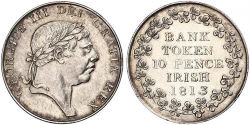 10 Penny United Kingdom of Great Britain and Ireland (1801-1922) Silver George III (1738-1820)