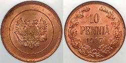 10 Penny 芬兰 銅 