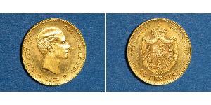 10 Peseta Kingdom of Spain (1874 - 1931) Oro Alfonso XII of Spain (1857 -1885)