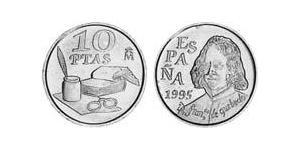 10 Peseta 西班牙 銅/镍 胡安·卡洛斯一世 (1938 - )