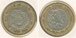 10 Peso United Mexican States (1867 - ) Bimetal 