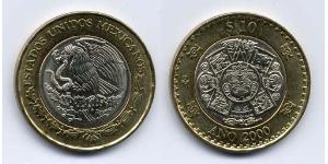 10 Peso United Mexican States (1867 - ) Bimetal 