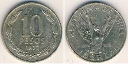 10 Peso Chile Copper/Nickel 