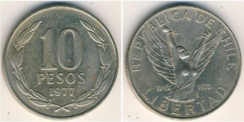 10 Peso Chile Copper/Nickel 