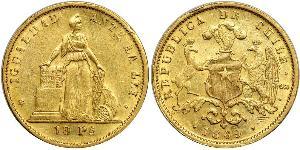 10 Peso Chile Gold 