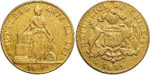 10 Peso Chile Gold 