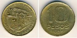 10 Peso Argentinien (1861 - ) Messing 