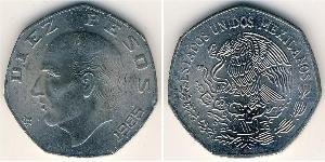 10 Peso México (1867 - ) Níquel/Cobre 